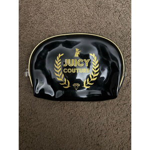 Women's Juicy Couture Black Gold Cosmetic Bag One Size